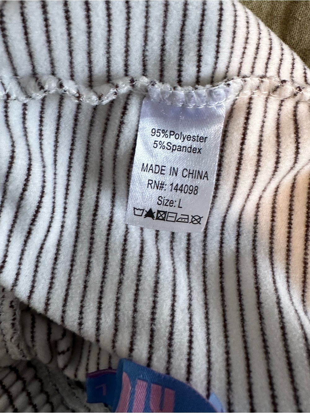 Blue Riot Striped Pants - Picture 5 of 5